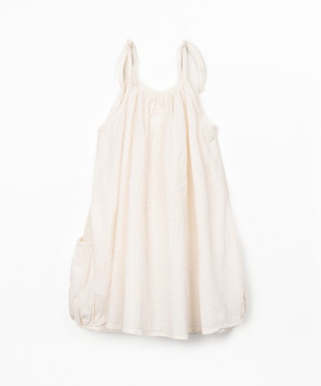 Vestido de tejido de algodón orgánico