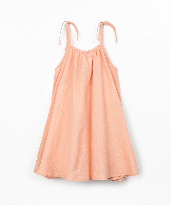 Vestido de tecido em algod�o org�nico