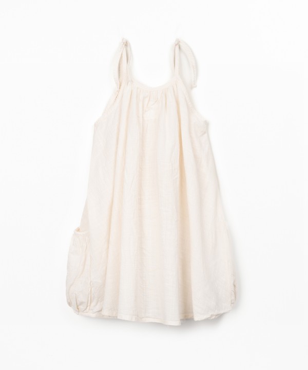 Vestido de tecido em algod�o org�nico
