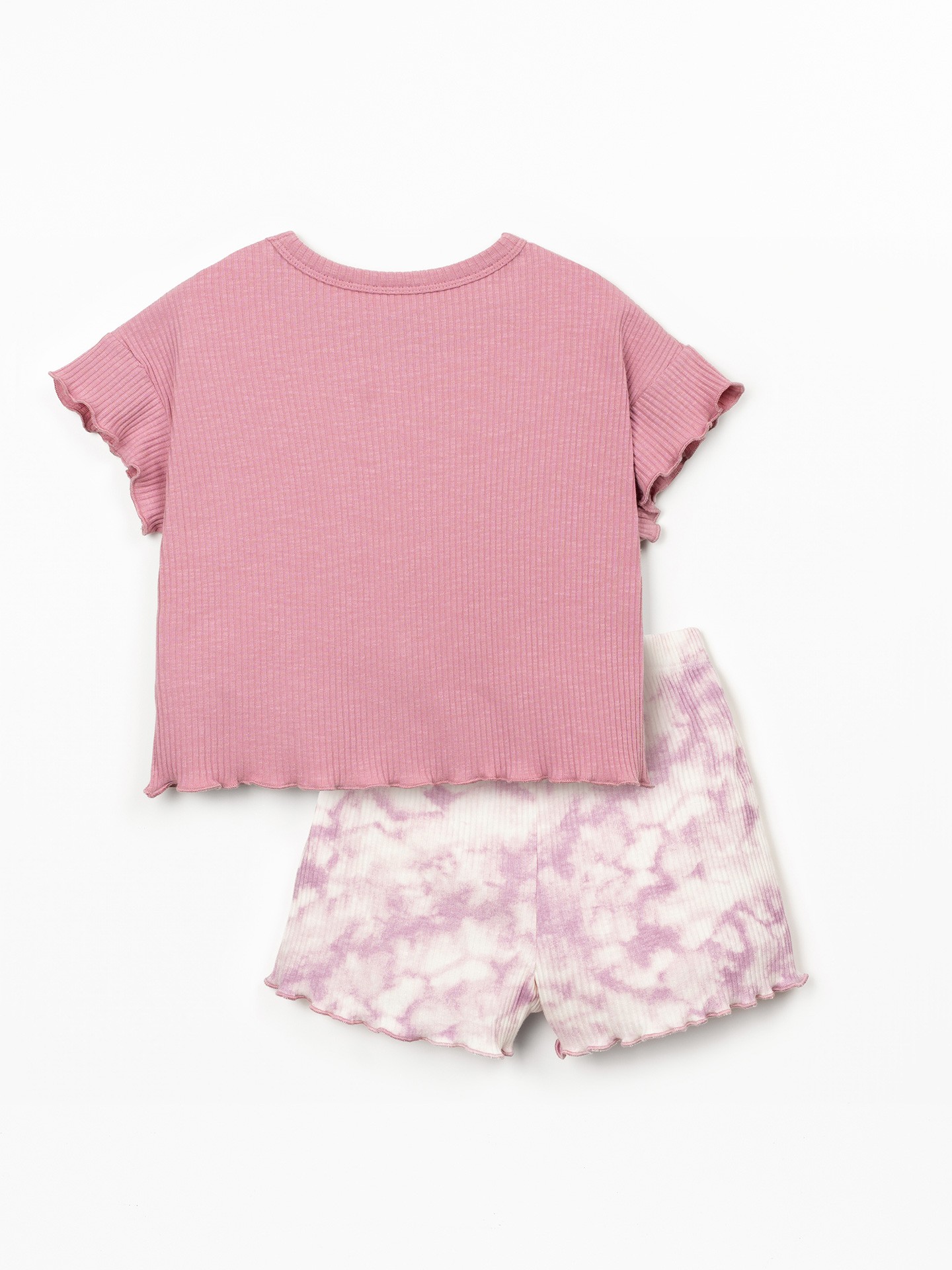 Pijama com estampado de algodão orgânico