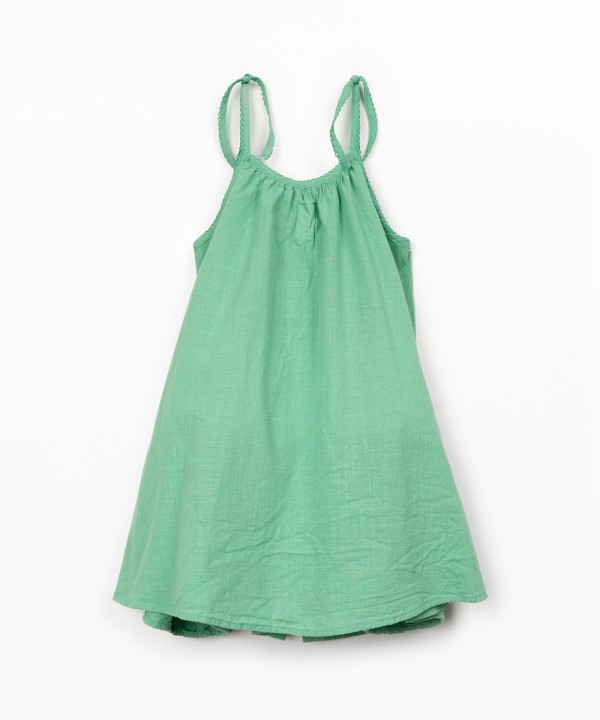 Vestido de tecido em algod�o org�nico