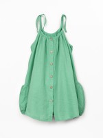 Vestido de tecido em algod�o org�nico