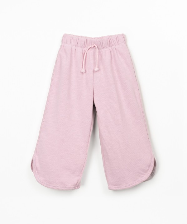 Trousers in a mix of natural and recycled fibers