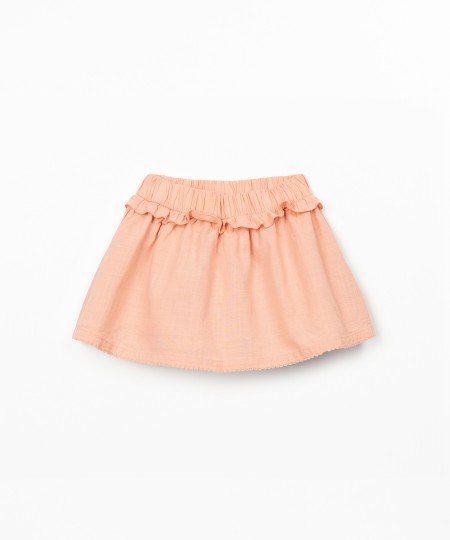 Saia-cal��o de tecido em algod�o org�nico 