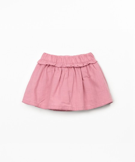 Saia-cal��o de tecido em algod�o org�nico 