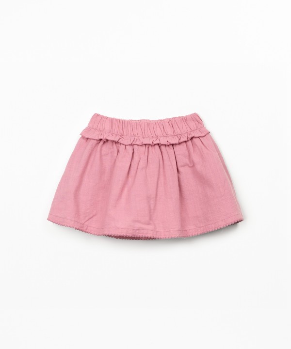 Saia-cal��o de tecido em algod�o org�nico 