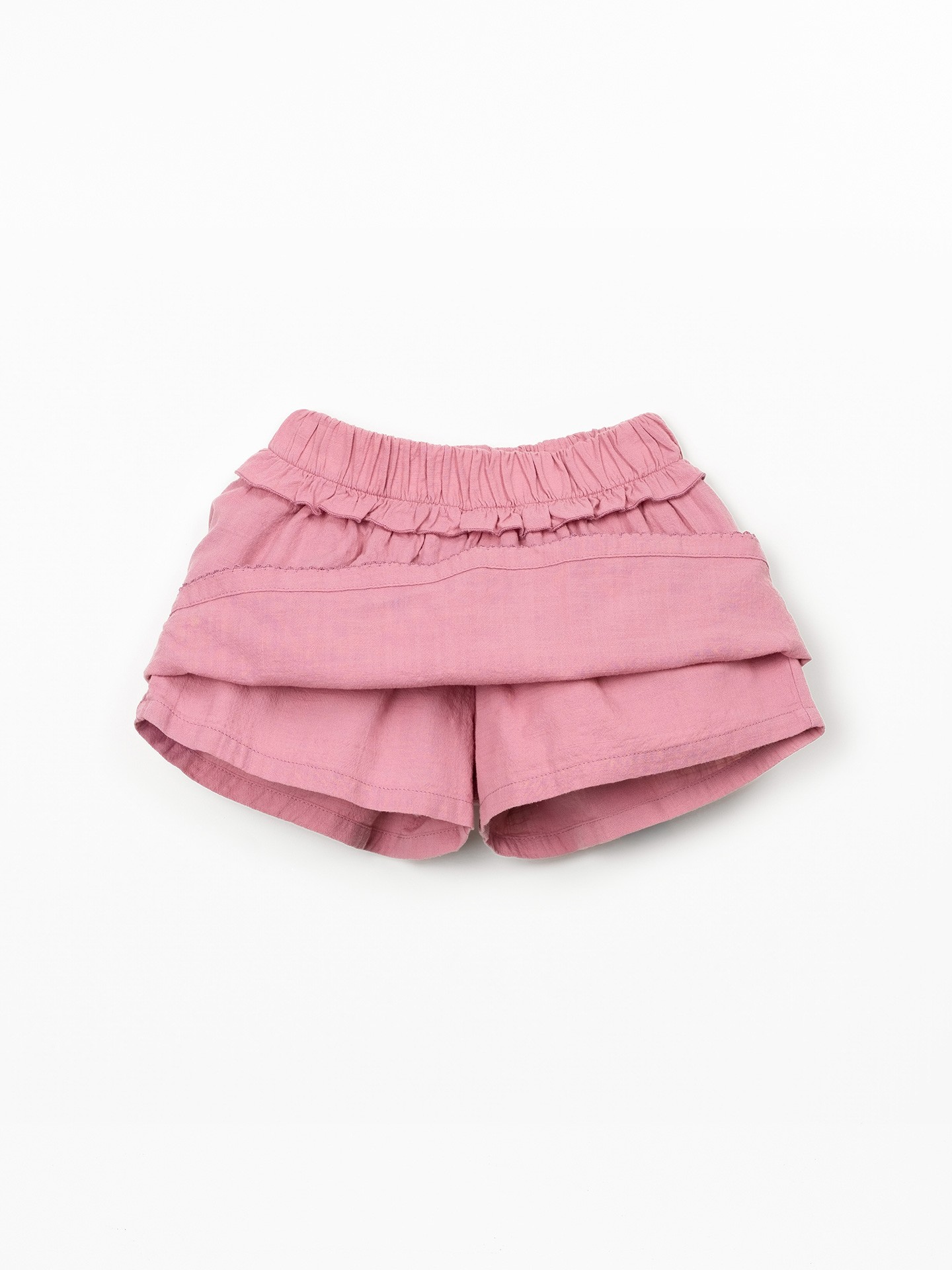 Saia-calção de tecido em algodão orgânico