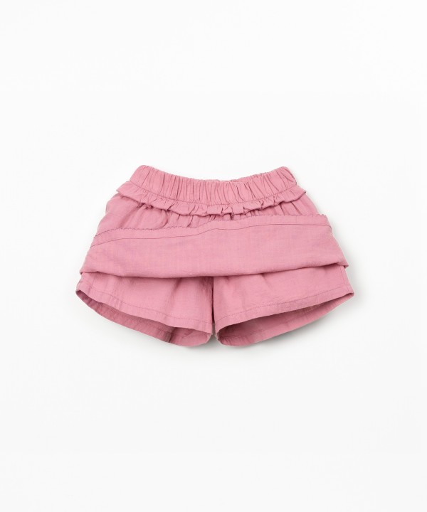 Saia-cal��o de tecido em algod�o org�nico 