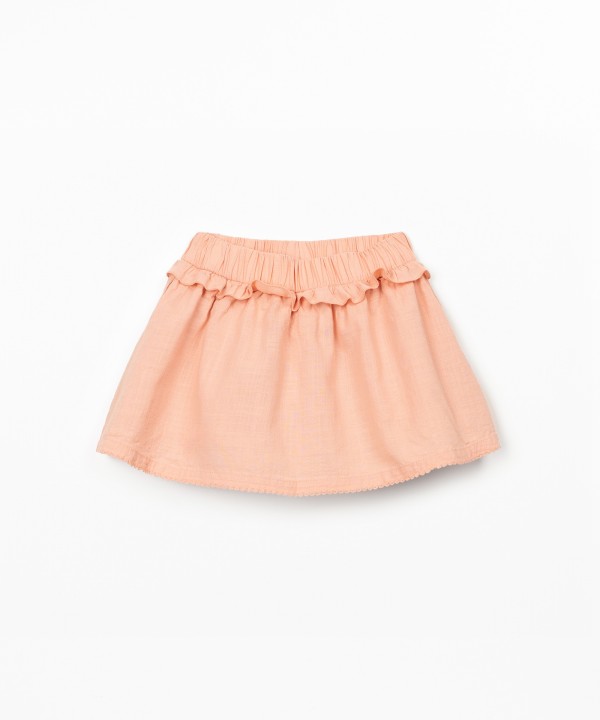 Saia-cal��o de tecido em algod�o org�nico 