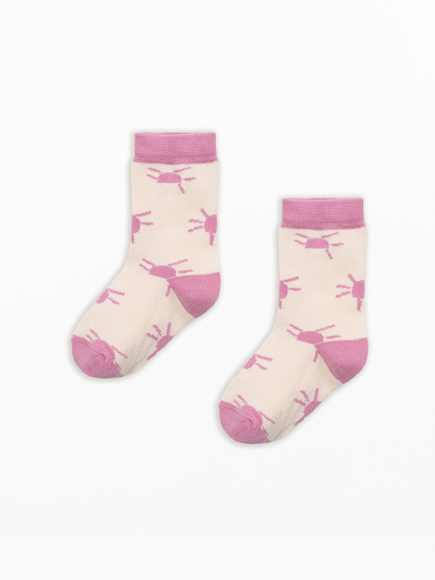 Calze jacquard con stampa di piccole forme