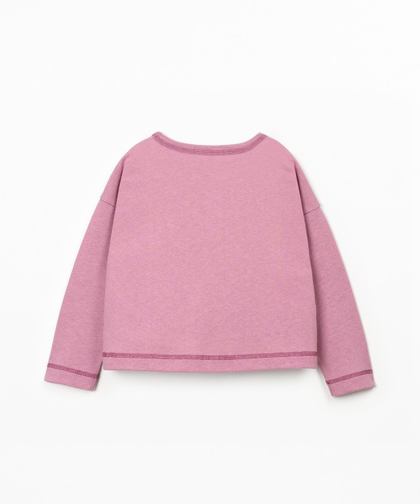 Sweater in recycled fiber blend