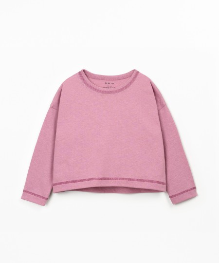 Sweater in recycled fiber blend