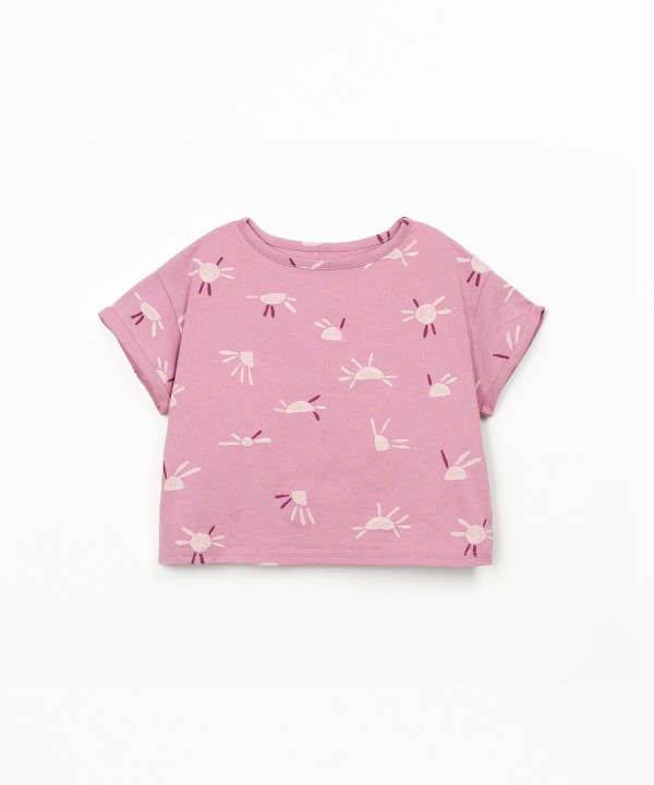 T-shirt anti-UV com estampado