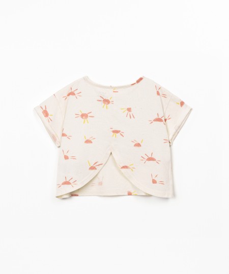 T-shirt anti-UV com estampado