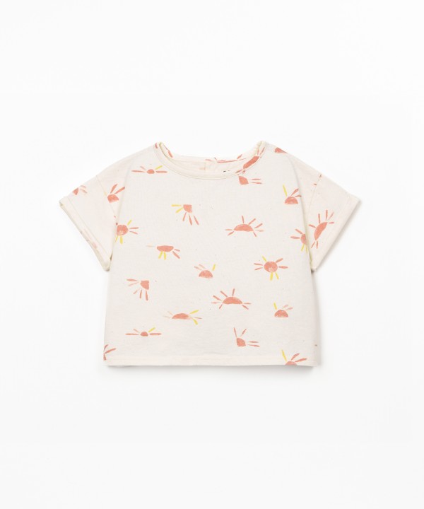 T-shirt anti-UV com estampado