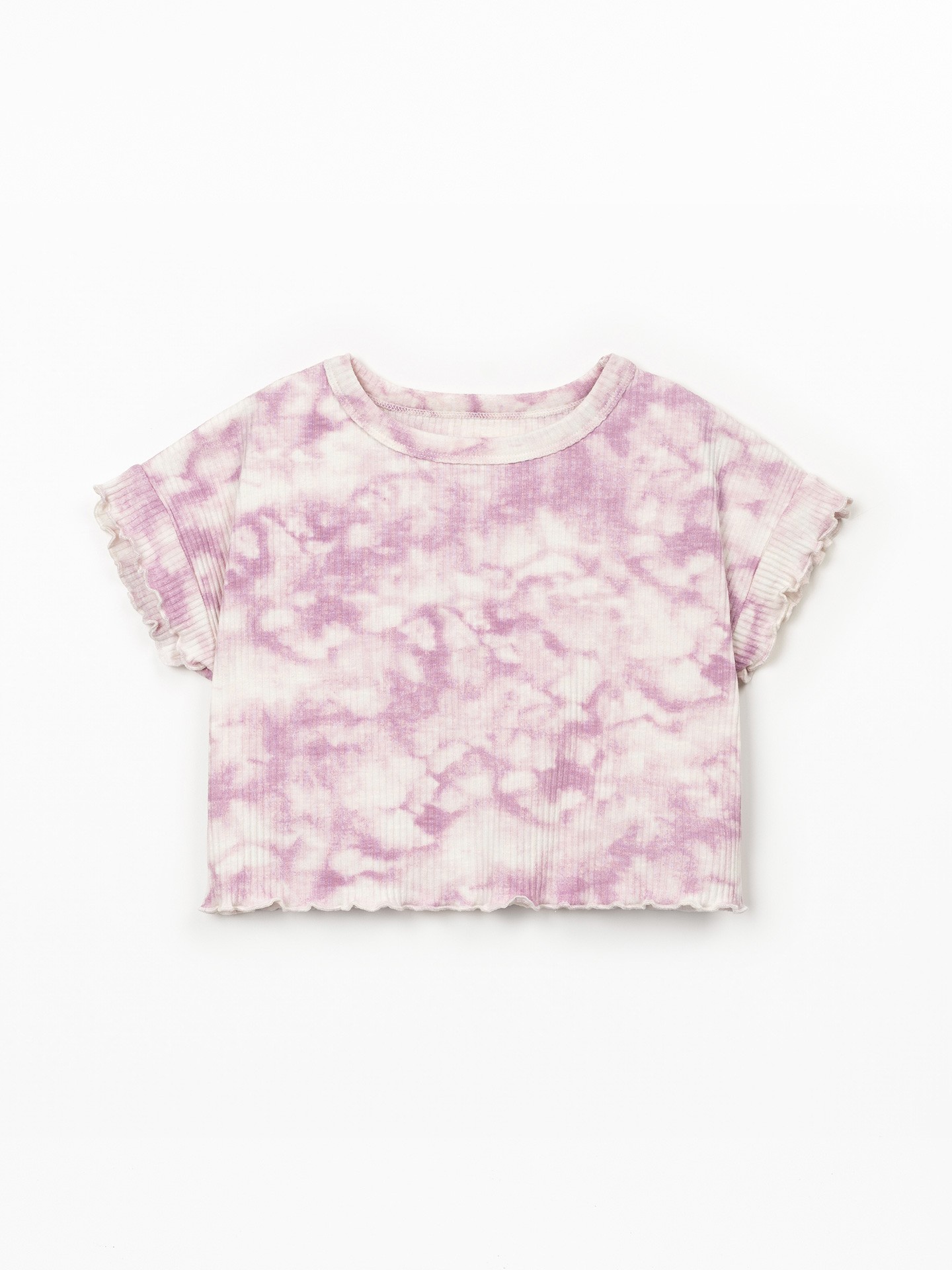 T-shirt em algodão orgânico com estampado