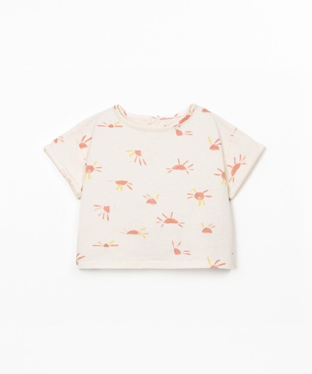 T-shirt anti-UV com estampado