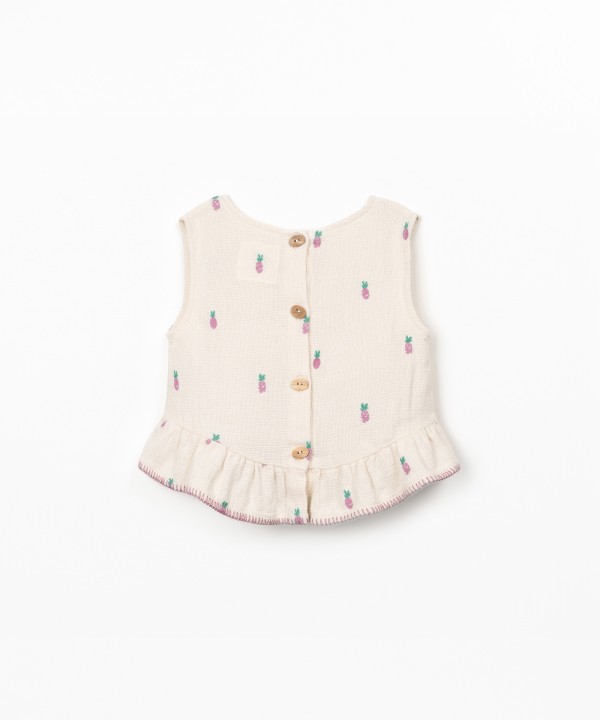 Top with back opening