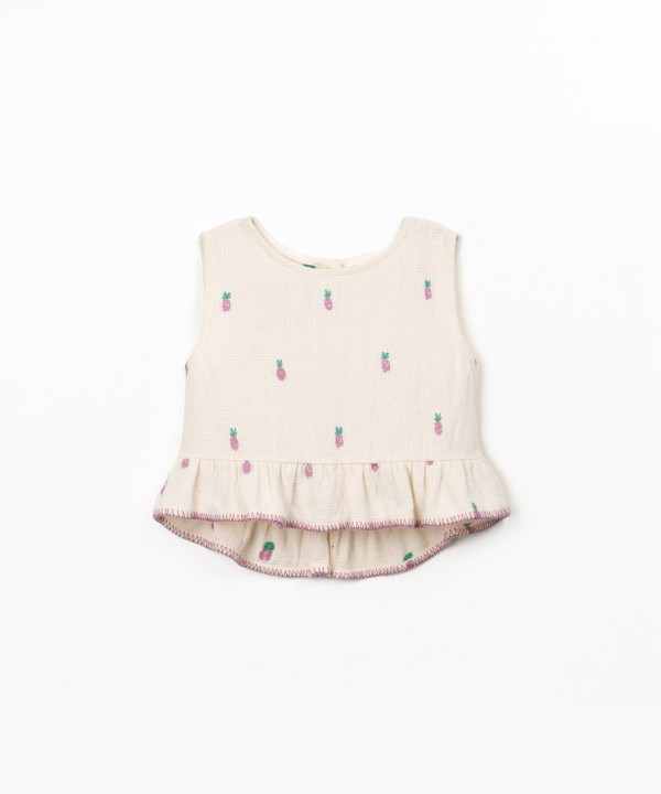 Top with back opening