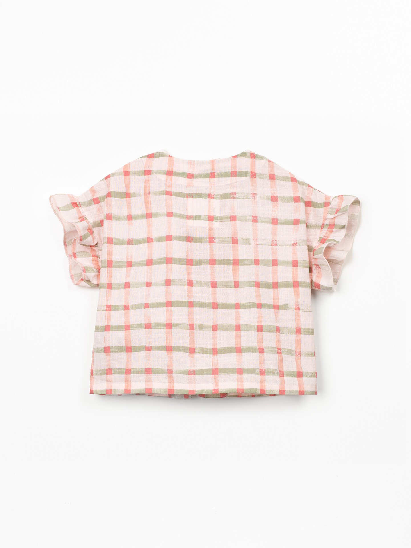 Camisa em tecido de algodão orgânico