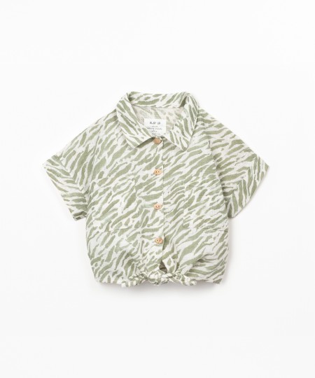 Organic cotton shirt with print