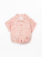 Camisa em algod�o org�nico com estampado