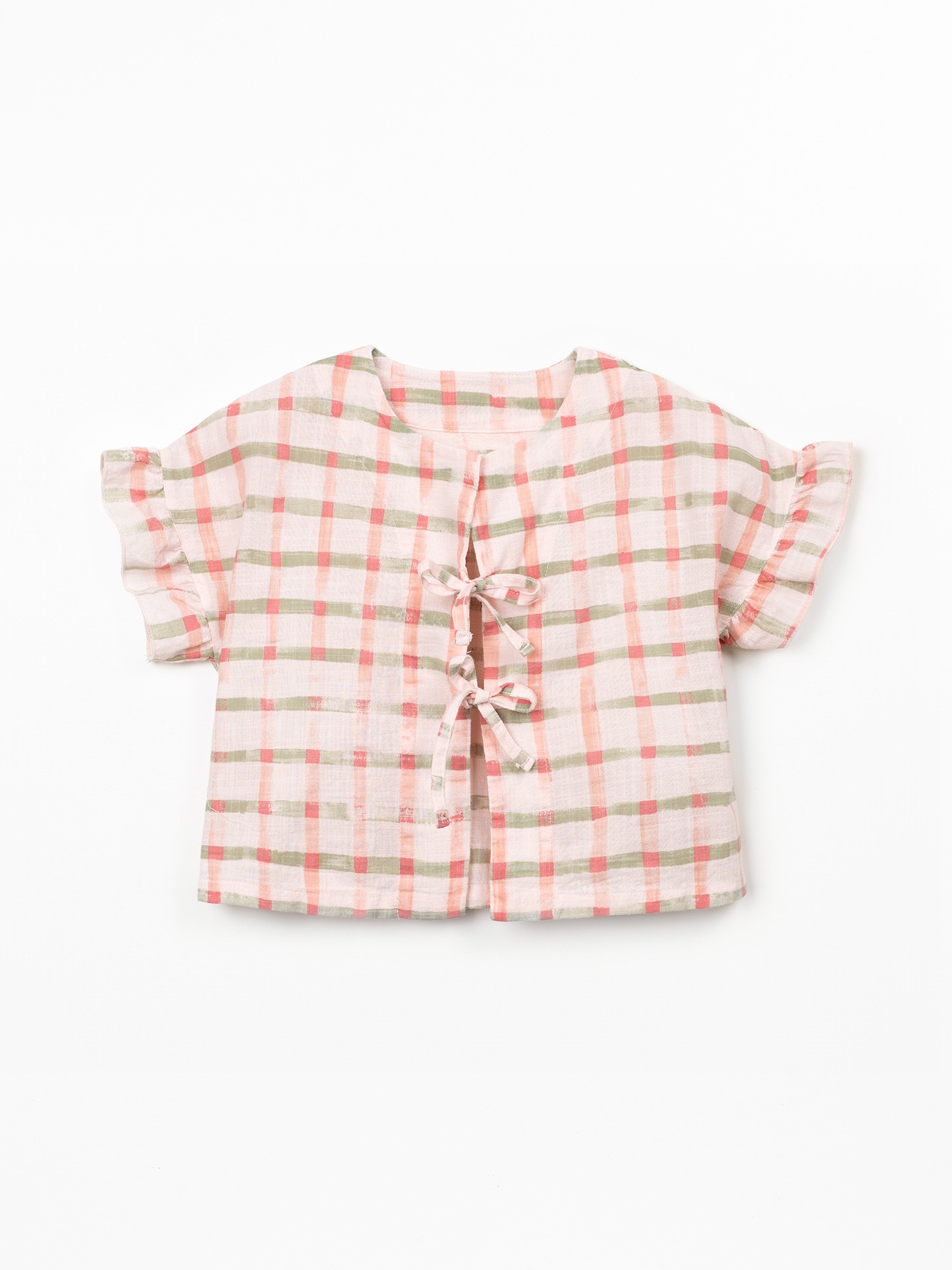 Camisa em tecido de algodão orgânico