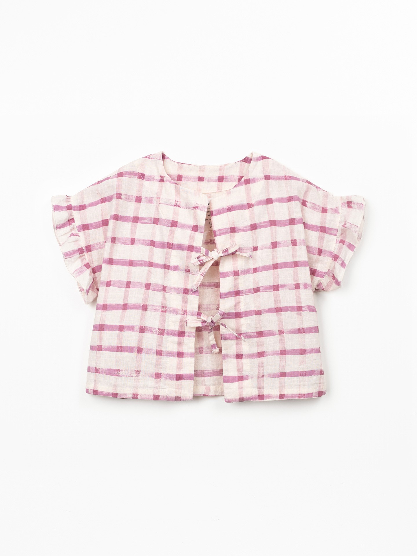 Camisa em tecido de algodão orgânico