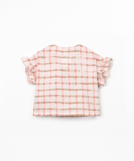 Camisa em tecido de algodão orgânico