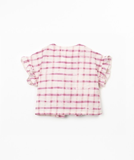 Camisa em tecido de algodão orgânico