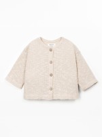 Jacket in a mix of natural and recycled fibers