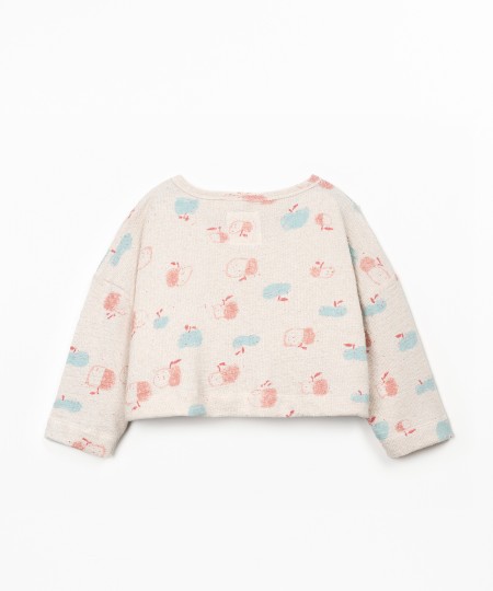 Sudadera con escote amplio