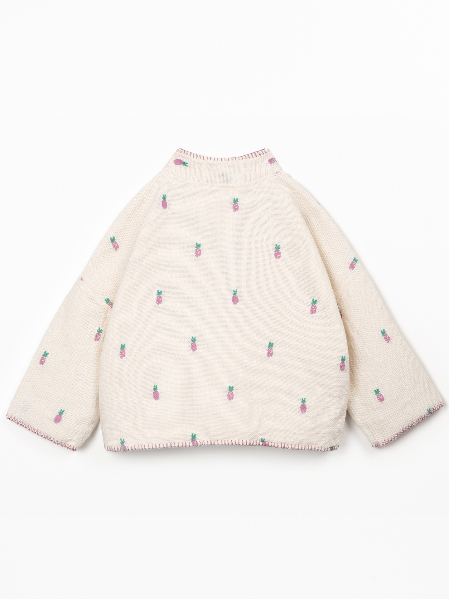 Fabric jacket with inner lining