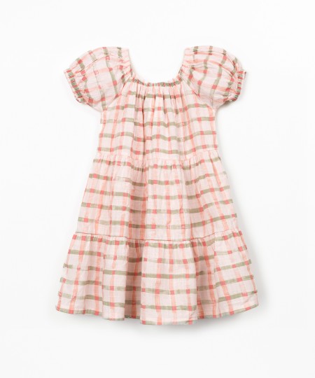 Fabric dress with print