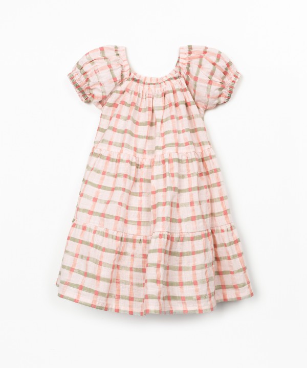 Vestido de tela con estampado