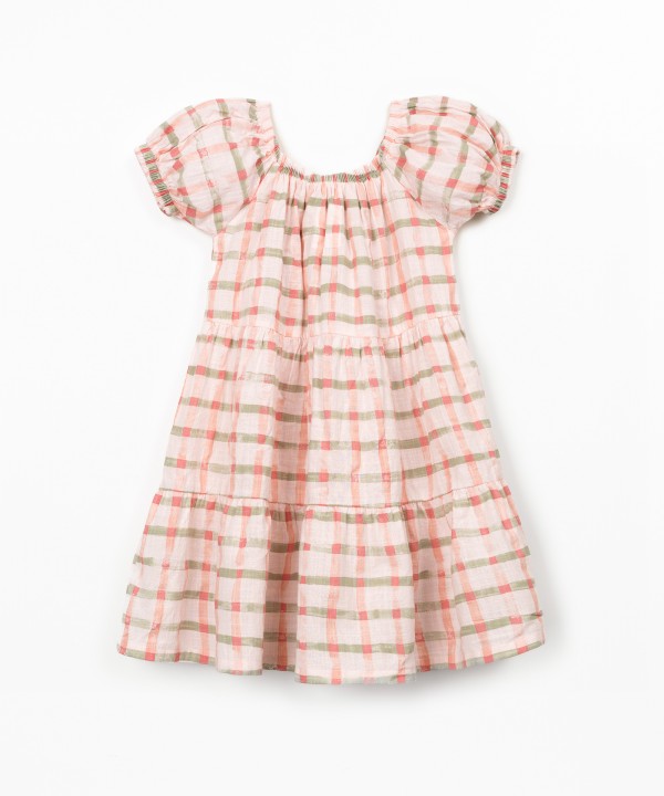 Vestido de tela con estampado