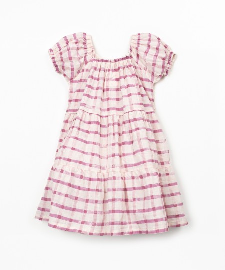 Fabric dress with print