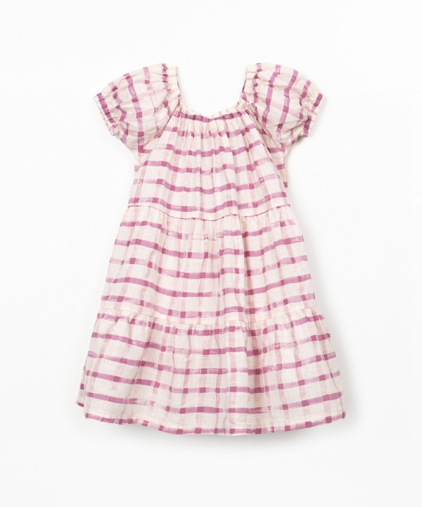 Vestido de tela con estampado