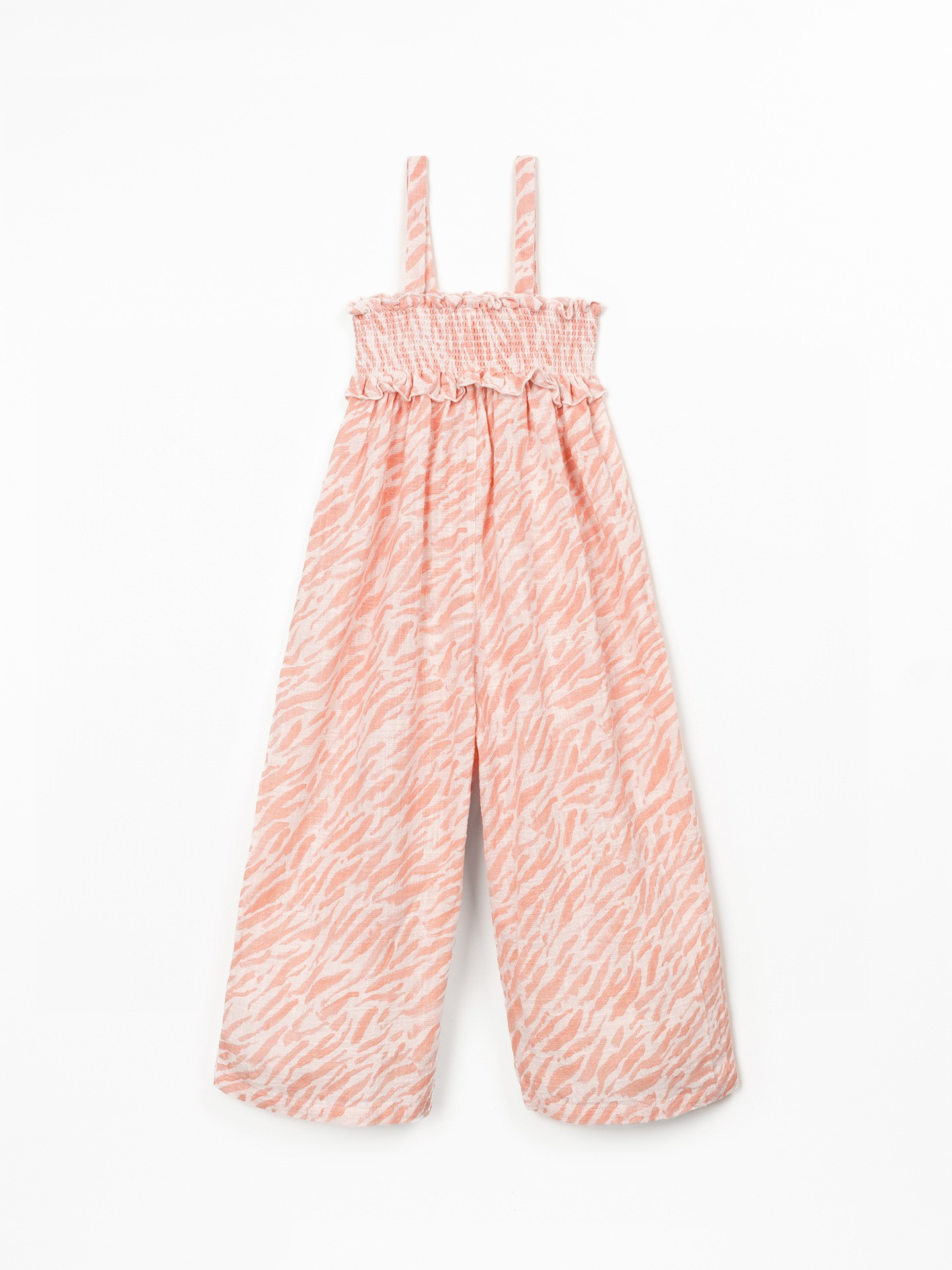 Mono largo con estampado de cebra