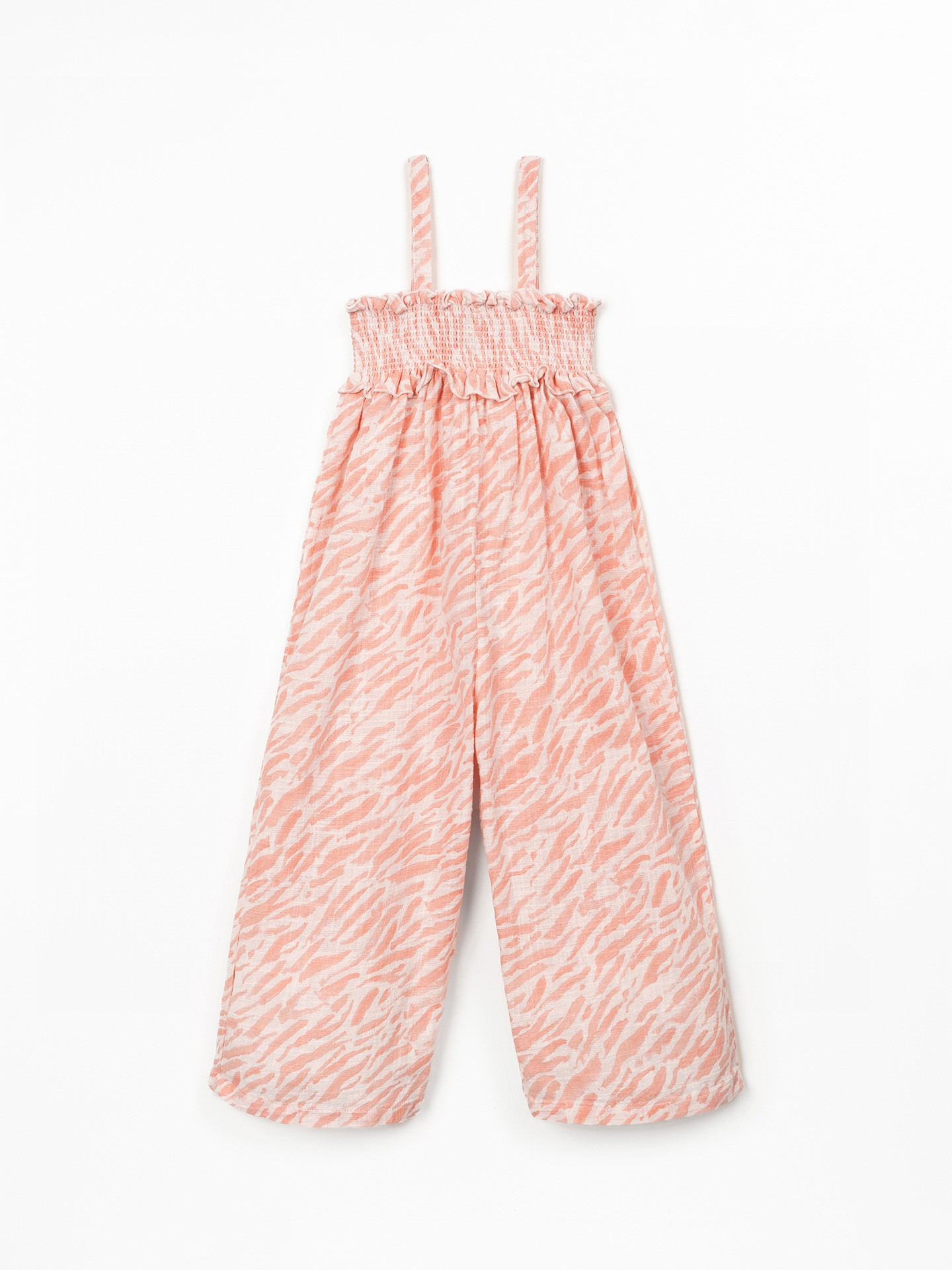 Mono largo con estampado de cebra