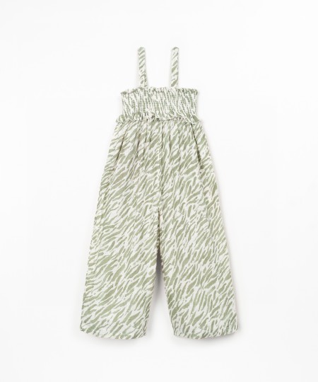 Combinaison longue avec imprimé zèbre