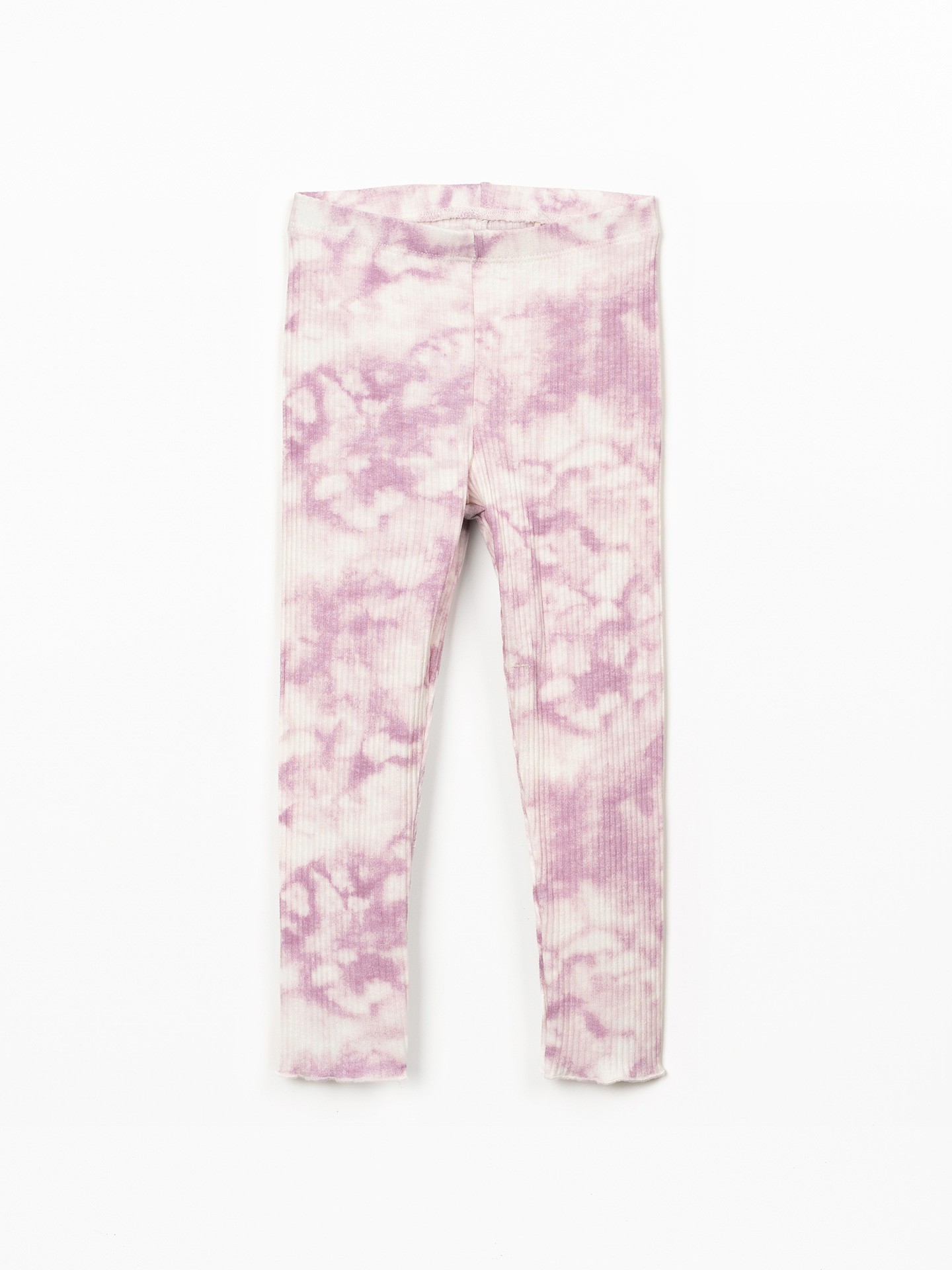 Tie dye printed leggings