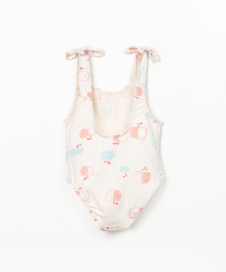 Fato de banho estampado em algodão orgânico