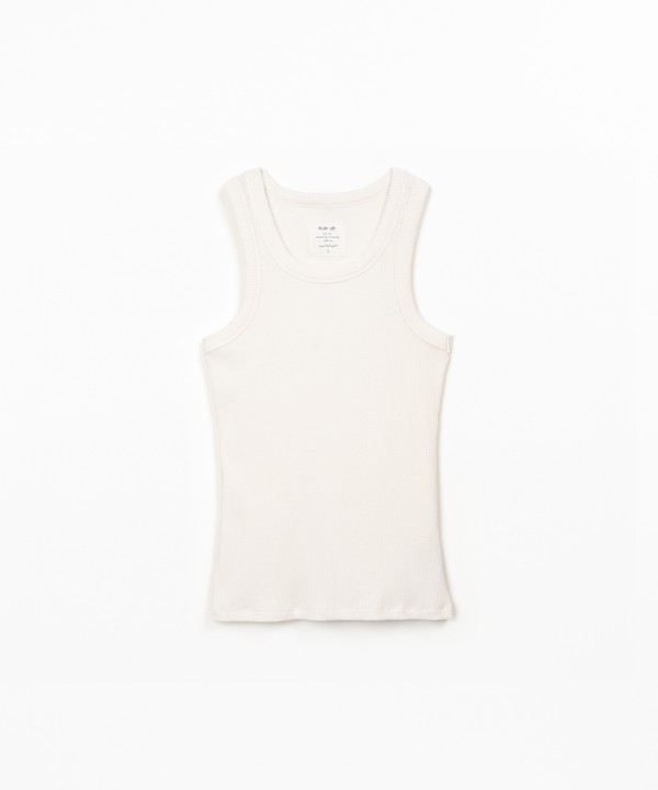 Top sans manches en jersey c�tel�