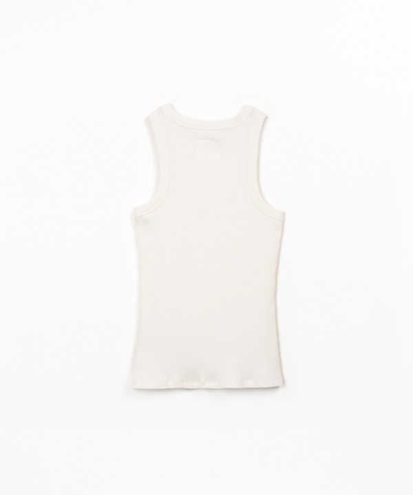 Top sans manches en jersey c�tel�