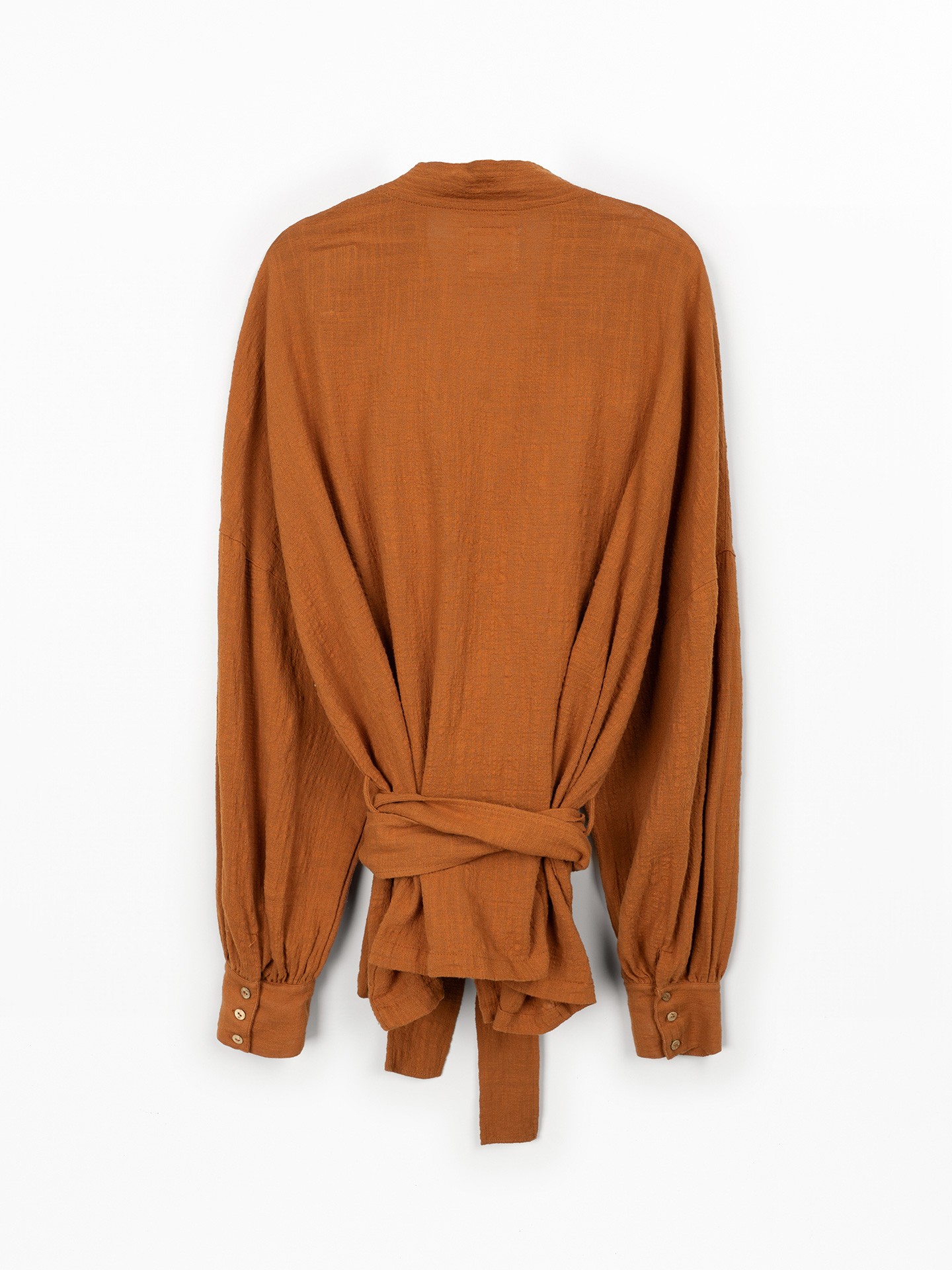 Chemise en tissu de coton biologique