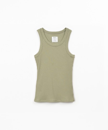 Top sin mangas de punto canal?