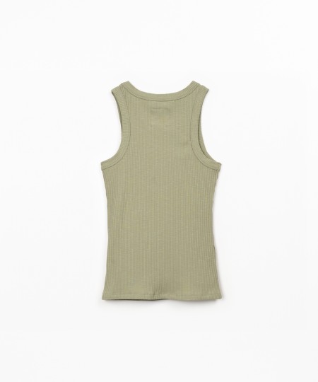 Top sin mangas de punto canal?