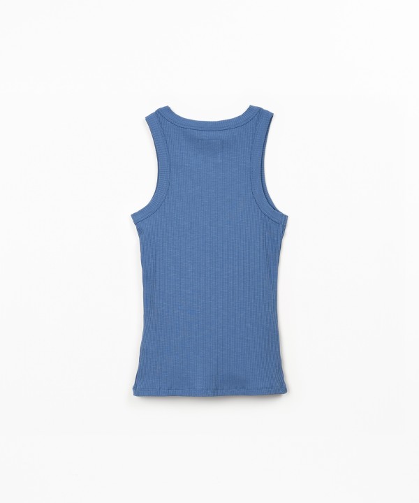 Top sans manches en jersey c�tel�