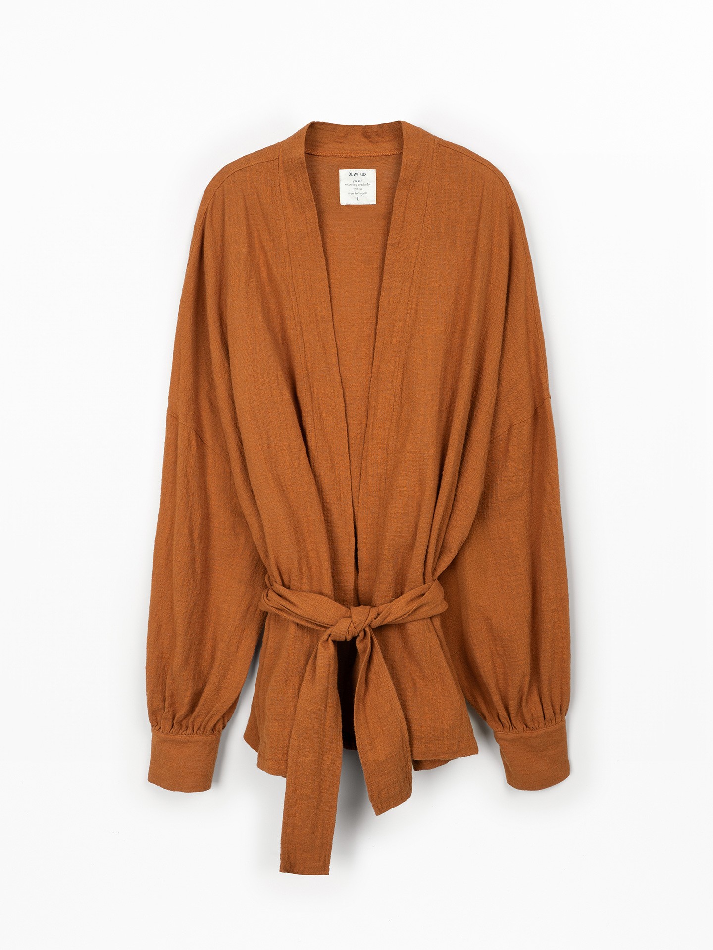 Chemise en tissu de coton biologique